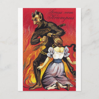 Gruss Vom Krampus Postcard