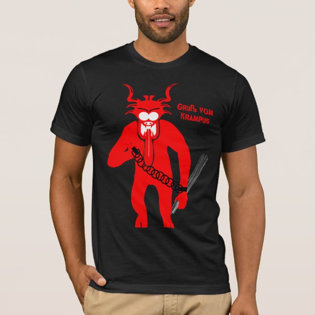 Gruß vom Krampus Shirt (Front)