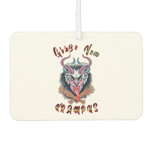 Grüße Vom Krampus Yule Devil December Krampusnacht Car Air Freshener