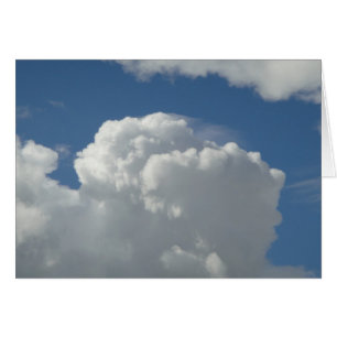Grusskarte Cumuluswolke, blanko