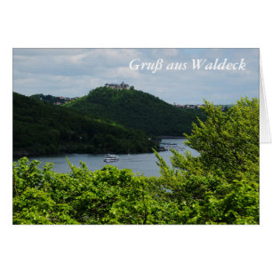 Grußkarte Gruß aus Waldeck Schloß Waldeck