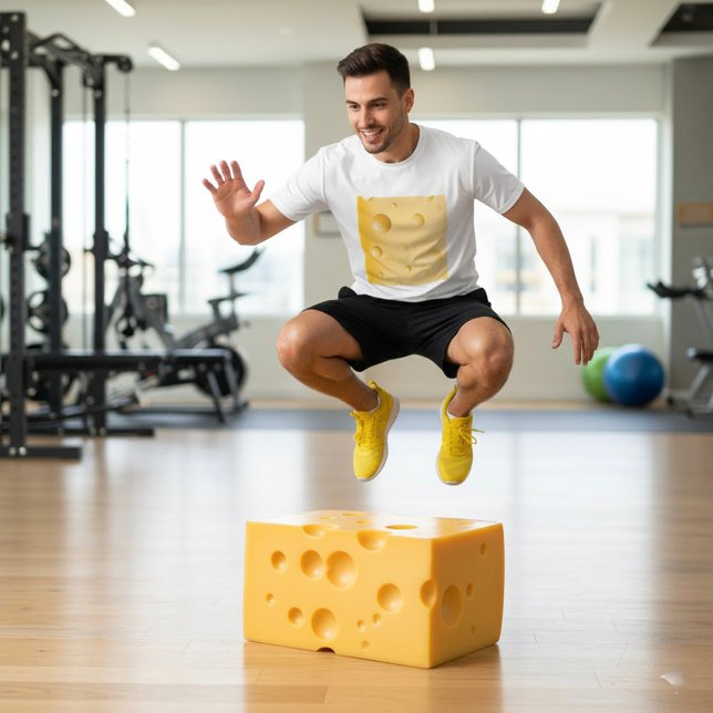 Gruyere Cheese Mens Active Tee (Creator Uploaded)