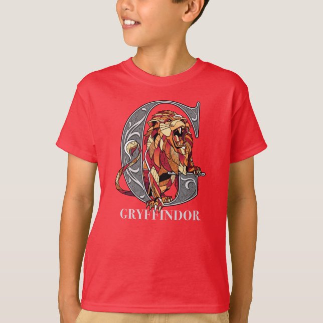 GRYFFINDOR™ Crosshatched Emblem T-Shirt (Front)