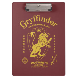 GRYFFINDOR™ Determination Courage Bravery Crest Clipboard