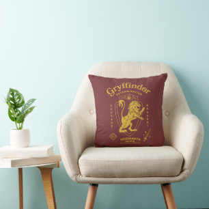 GRYFFINDOR™ Determination Courage Bravery Crest Cushion