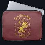 GRYFFINDOR™ Determination Courage Bravery Crest Laptop Sleeve<br><div class="desc">Show your house pride with this bold Gryffindor™ crest design, celebrating the values that define the bravest of witches and wizards. Featuring the iconic lion standing proudly before a shield, this striking artwork highlights Gryffindor’s core traits — Courage, Determination, and Bravery — in a powerful, vintage-inspired layout. The rich house...</div>
