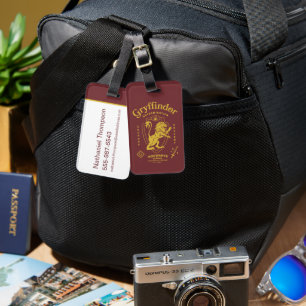 GRYFFINDOR™ Determination Courage Bravery Crest Luggage Tag