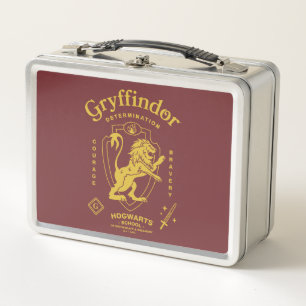 GRYFFINDOR™ Determination Courage Bravery Crest Metal Lunch Box