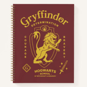 GRYFFINDOR™ Determination Courage Bravery Crest Notebook