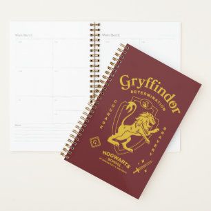 GRYFFINDOR™ Determination Courage Bravery Crest Planner