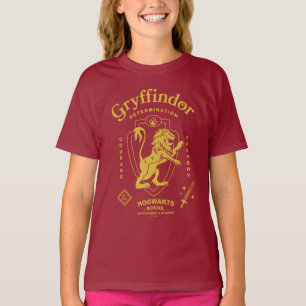 GRYFFINDOR™ Determination Courage Bravery Crest T-Shirt