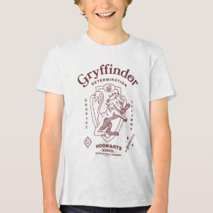 GRYFFINDOR™ Determination Courage Bravery Crest Tri-Blend Shirt