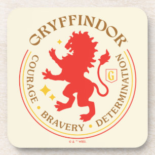 GRYFFINDOR™ Red Lion House Pride Badge Coaster