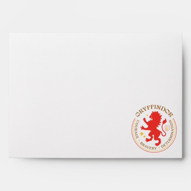 GRYFFINDOR™ Red Lion House Pride Badge Envelope (Front)