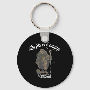 Gryla Is Coming Beware The Yule Witch Icelandic Ch Key Ring