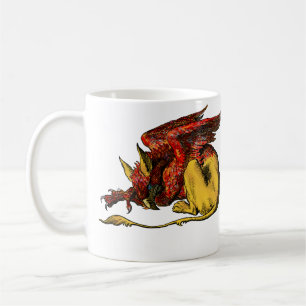 Gryphon - Red: Coffee Mug