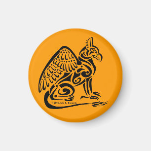 Gryphon Round Magnet