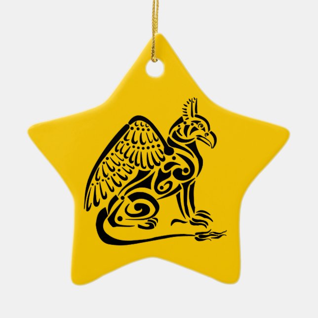 Gryphon Star Ornament (Front)