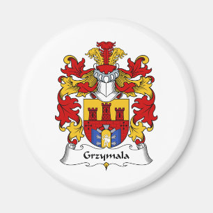 Grzymala Family Crest Magnet