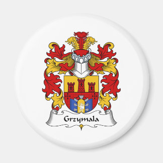 Grzymala Family Crest Magnet