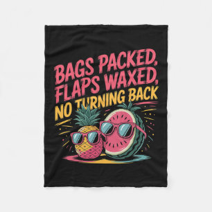 Gs Packed Flaps Waxed No Turning Ck Travel Tourist Fleece Blanket