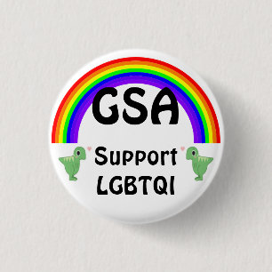 GSA Support LGBTQI 3 Cm Round Badge