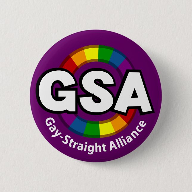 GSA ToonA Round Dark Button (Front)