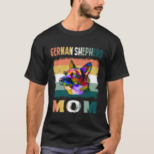 GSD067 - German Shepherd Mum T-Shirt