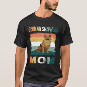 Gsd107 - German Shepherd Mum T-Shirt