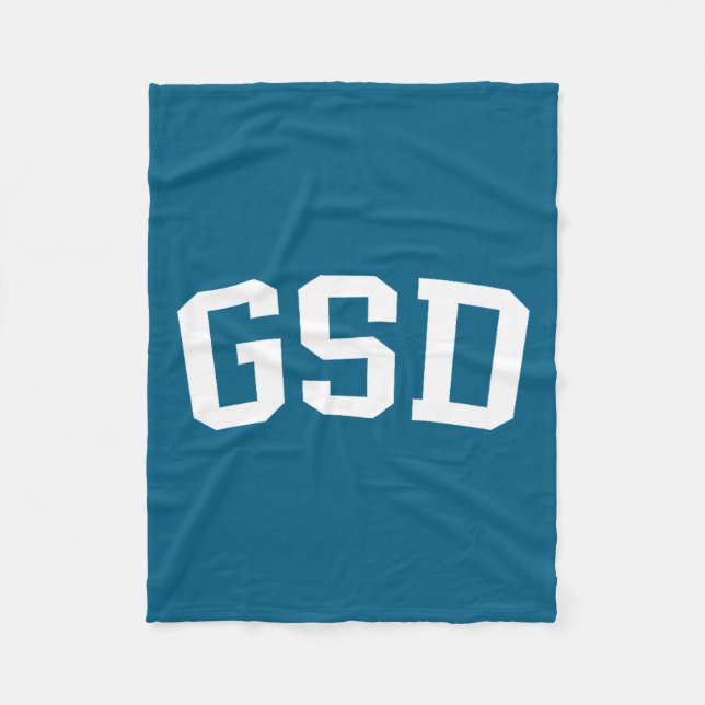 Gsd Fleece Blanket (Front)