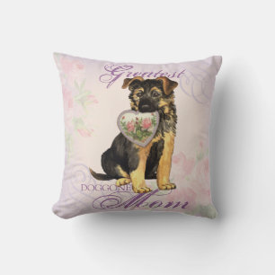 GSD Heart Mum Cushion