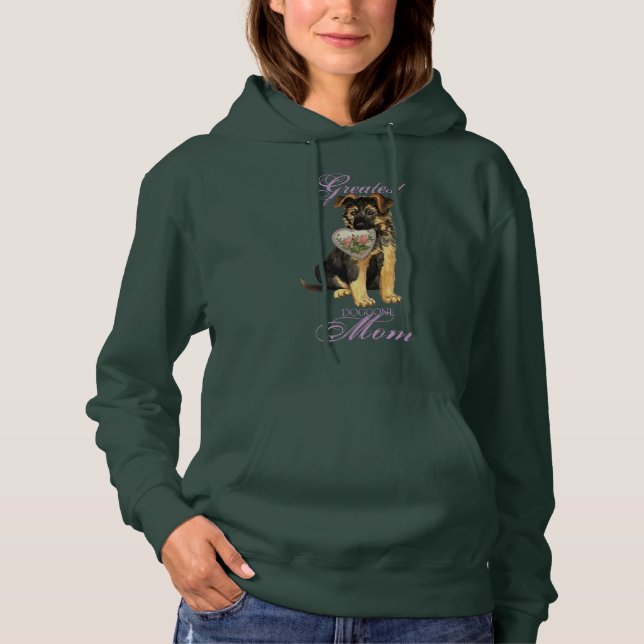 GSD Heart Mum Hoodie (Front)