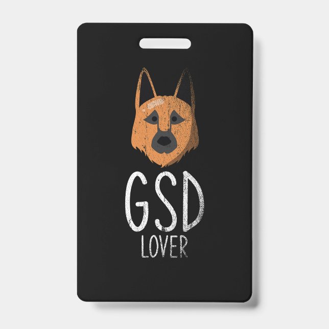 GSD Lover ID Badge (Front)