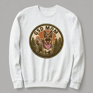 GSD Mum Crewneck Sweatshirt Dog Mum Gift For Her