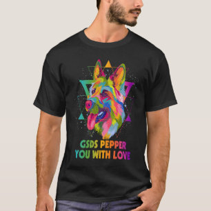 GSDs Pepper You With Love German Shepherd Animal T-Shirt