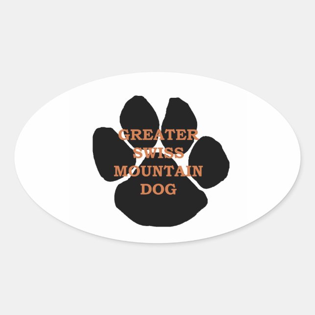 gsmd name paw oval sticker (Front)
