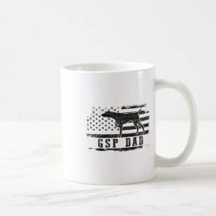 Gsp Dad Usa American Flag German Shorthaired Point Coffee Mug