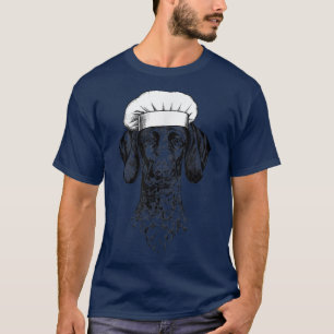 GSP German Shorthaired Pointer Dog Cook Chef Funny T-Shirt
