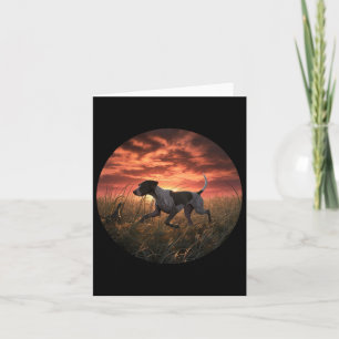 Gsp Hunter German Shorthaired Pointer Gsp Hunting  Card