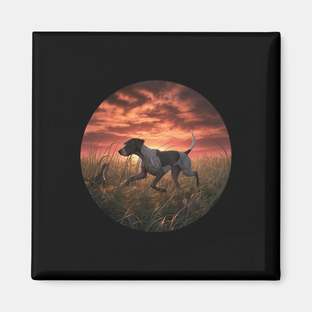 Gsp Hunter German Shorthaired Pointer Gsp Hunting  Magnet (Front)