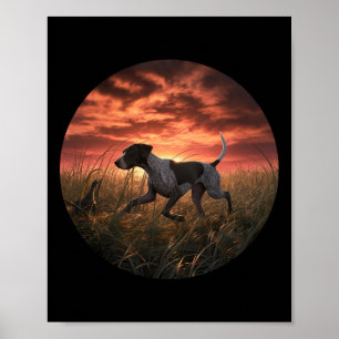Gsp Hunter German Shorthaired Pointer Gsp Hunting Poster