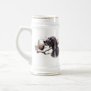 GSP Hunting Art – Precision, Passion, and Pheasant Beer Stein