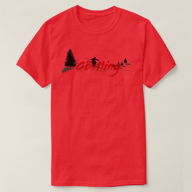 Gstling Goestling Ski Long T-Shirt (Design Front)