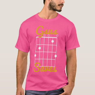 Gsus Saves - Jesus Funny Christian Guitar Player G T-Shirt