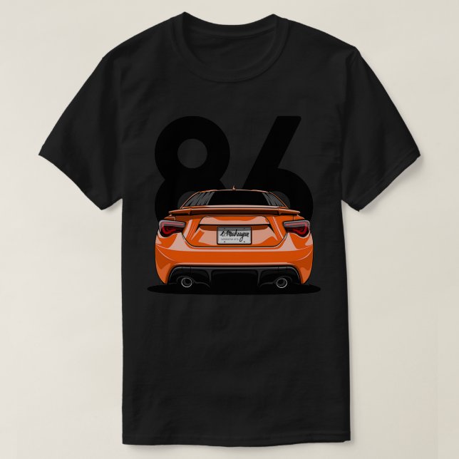 GT86 orange T-Shirt (Design Front)