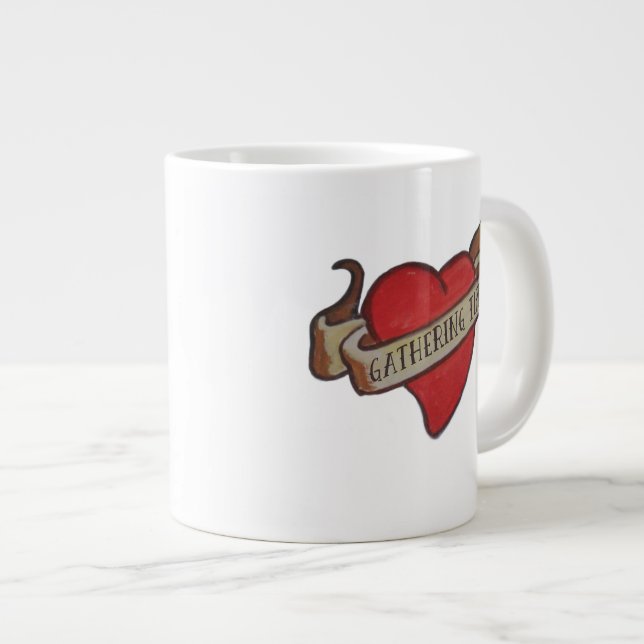 GT 'Keepsake' Heart Mug (Front Right)