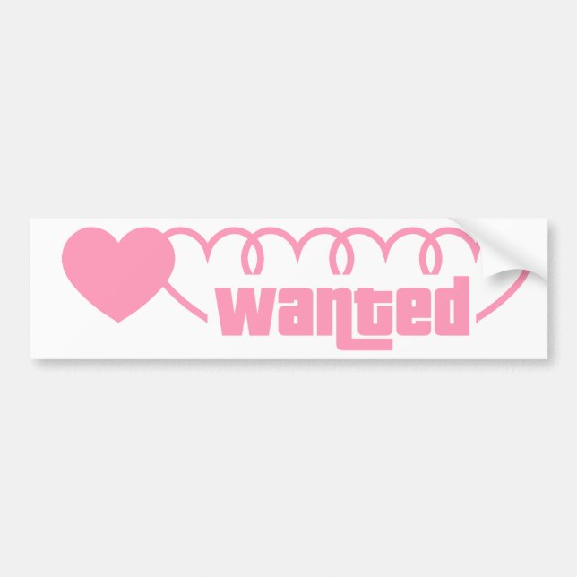 GTA Wanted Bumper Sticker (Front)