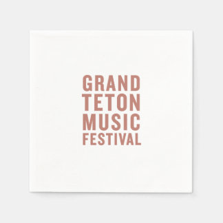 GTMF Cocktail Napkins Terracotta