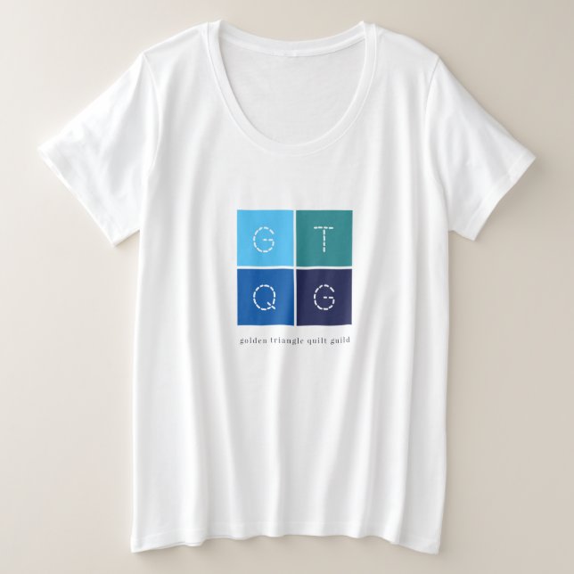 GTQG Womens Plus basic tee (Design Front)