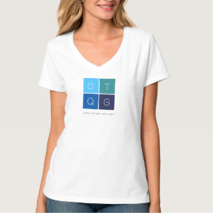 GTQG Womens V-Neck Tee